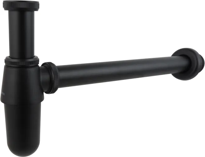 Сифон AQUATEK AQ6011MB, матовый черный