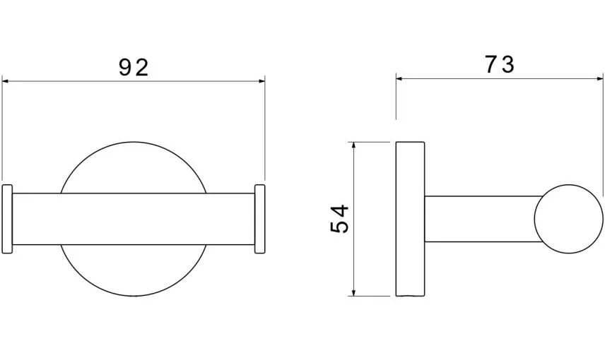 AQ4202CR ОБЕРОН крючок двойной