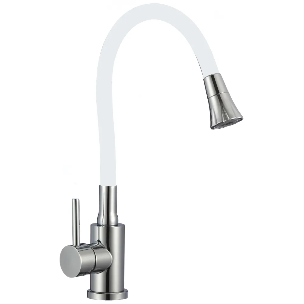 Смеситель для кухни с гибким изливом и режимом душ Fmark FS8299A-02, хром