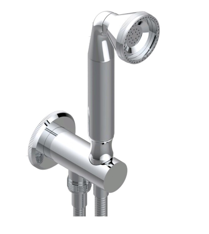 Душевой набор THG Art Deco Crystal, никель (A56 B01 54)