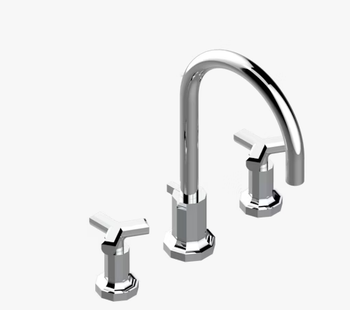 Смеситель для раковины THG Les Ondes, бронза (G8A D01 151M)