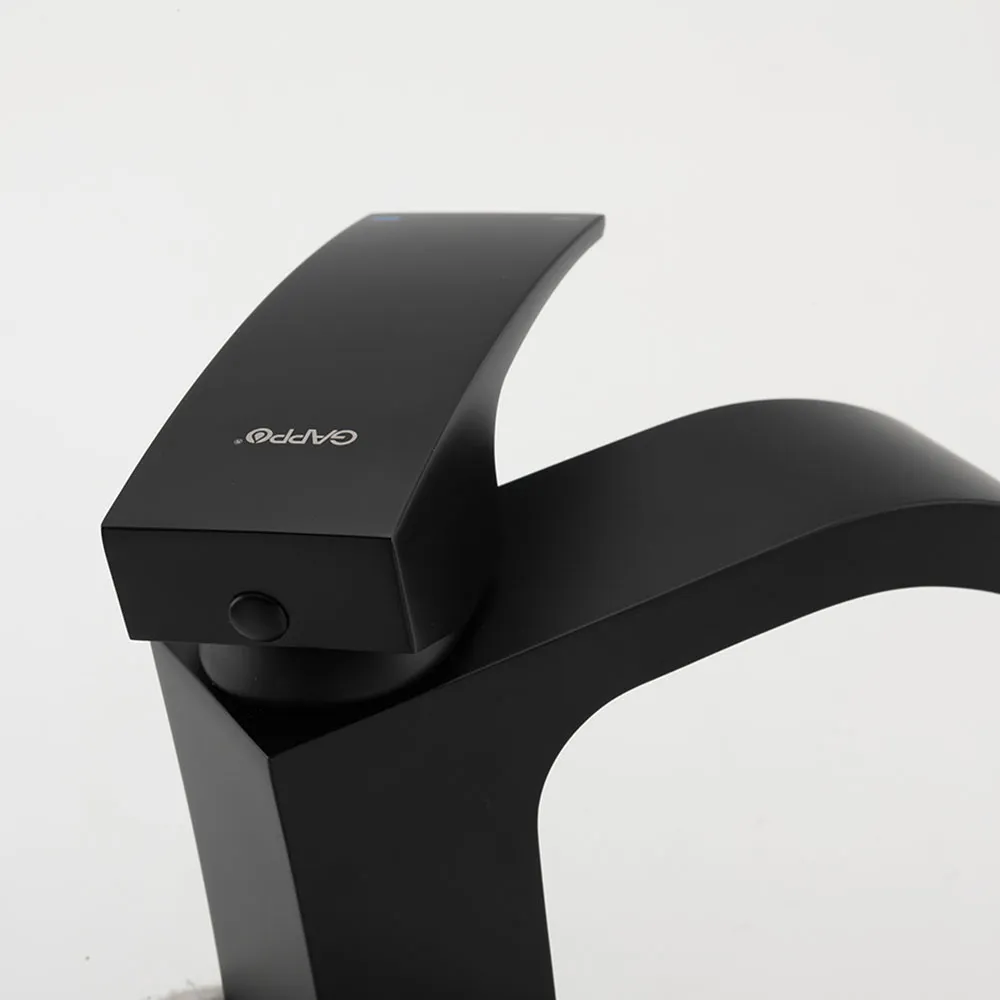 Смеситель для раковины Gappo G1007-6, черный