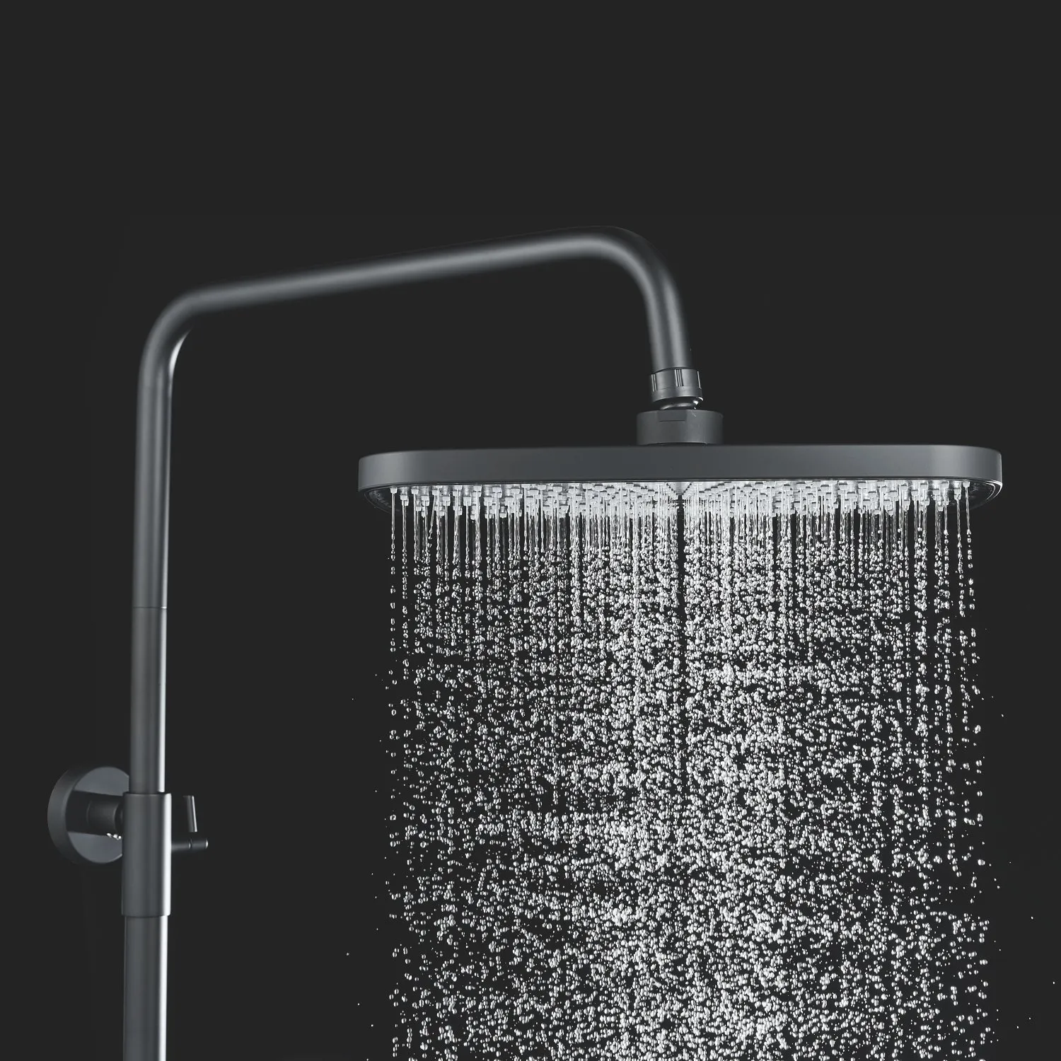 Душевая система Shevanik S6236H, черный