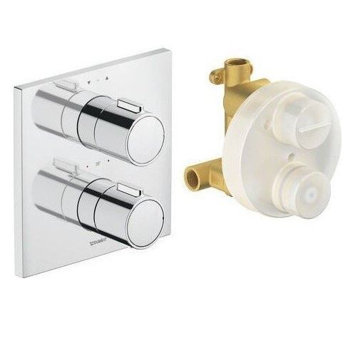 Смеситель для душа Duravit на 2 потребителя, хром (TH4200007010)