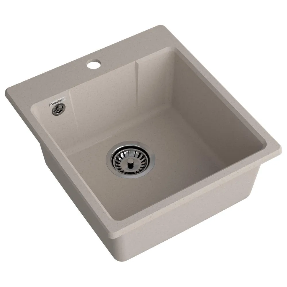 Кухонная мойка GranFest URBAN 644, песочный