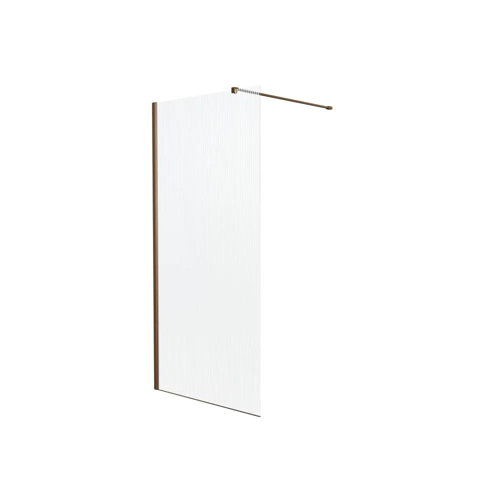 Душевая перегородка Knotlor WI100CG1RB 100х200, бронза