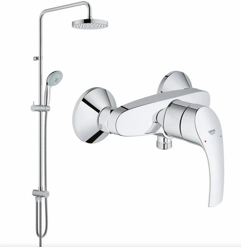 Душевая система Grohe Eurosmart 124410 хром