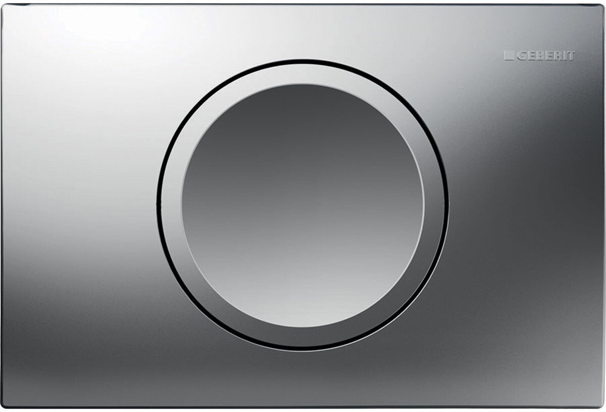 115.109.46.1 Смывная клавиша Geberit Delta15, смыв/стоп: Матовый хром