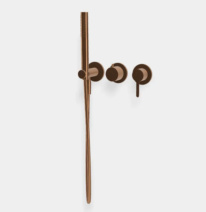 Смеситель для душа Fima Carlo Frattini Snap, на 2 потребителя, бронза янтарная (F3129WX8ZL)