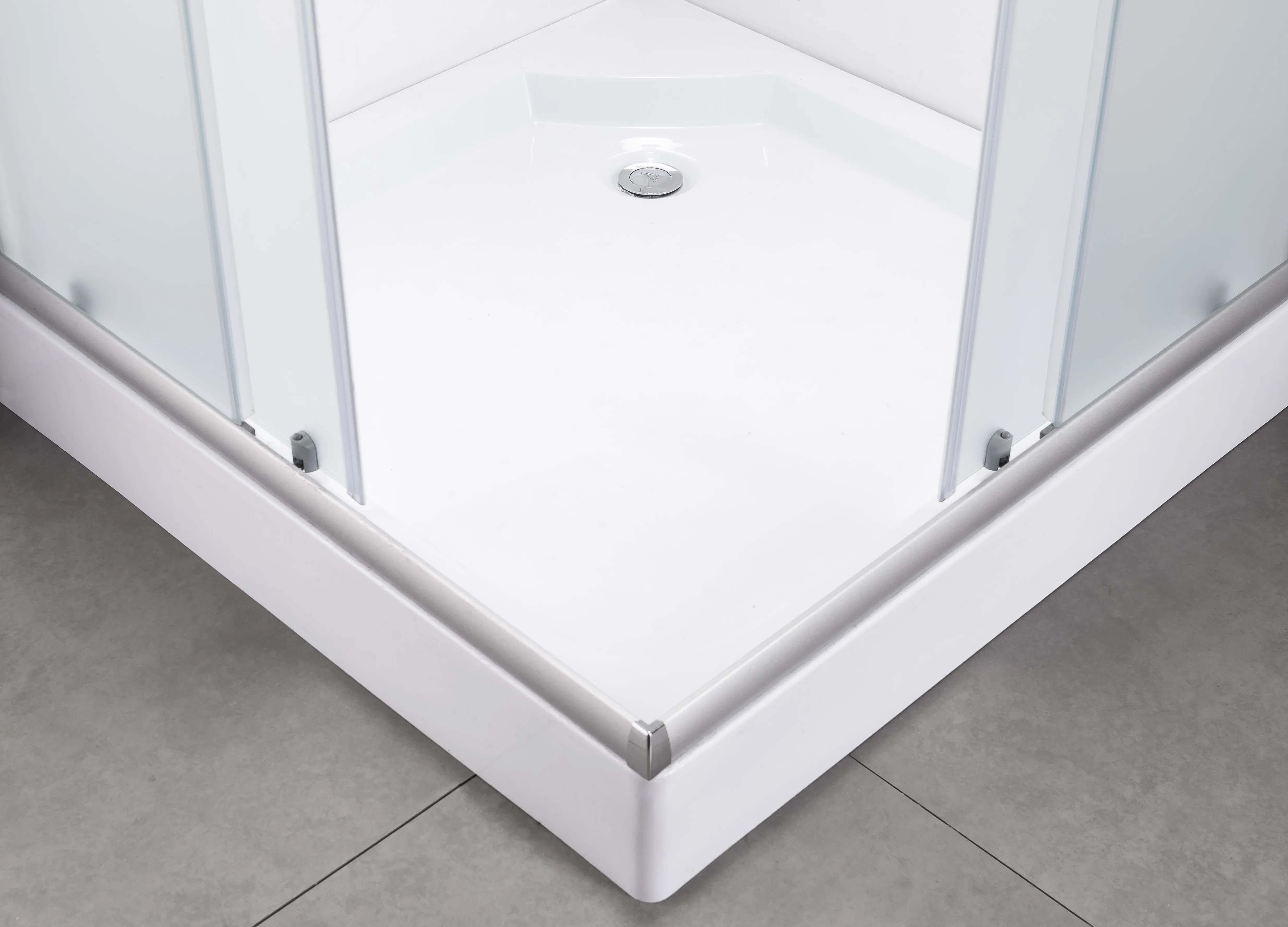 Душевой поддон OLIVE'S квадратный, с сифоном, 900*900*125 мм, белый (P-90125S-WH)