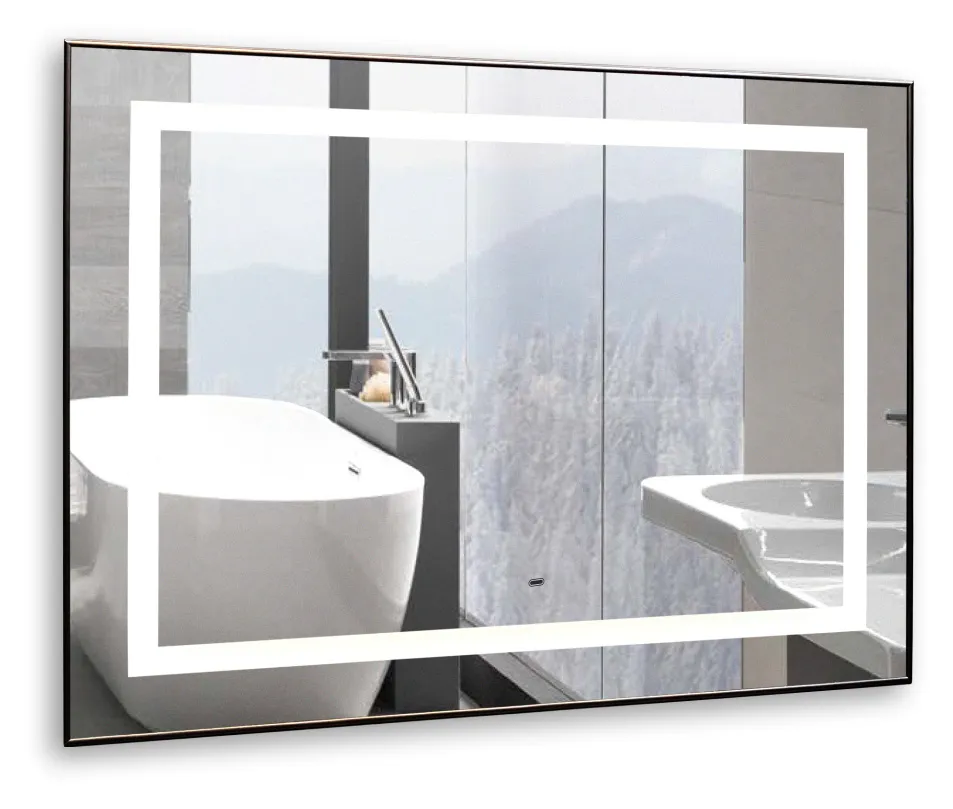 Зеркало SILVER MIRRORS 800*600 сенсорный выключатель Саурон (LED-00002509)