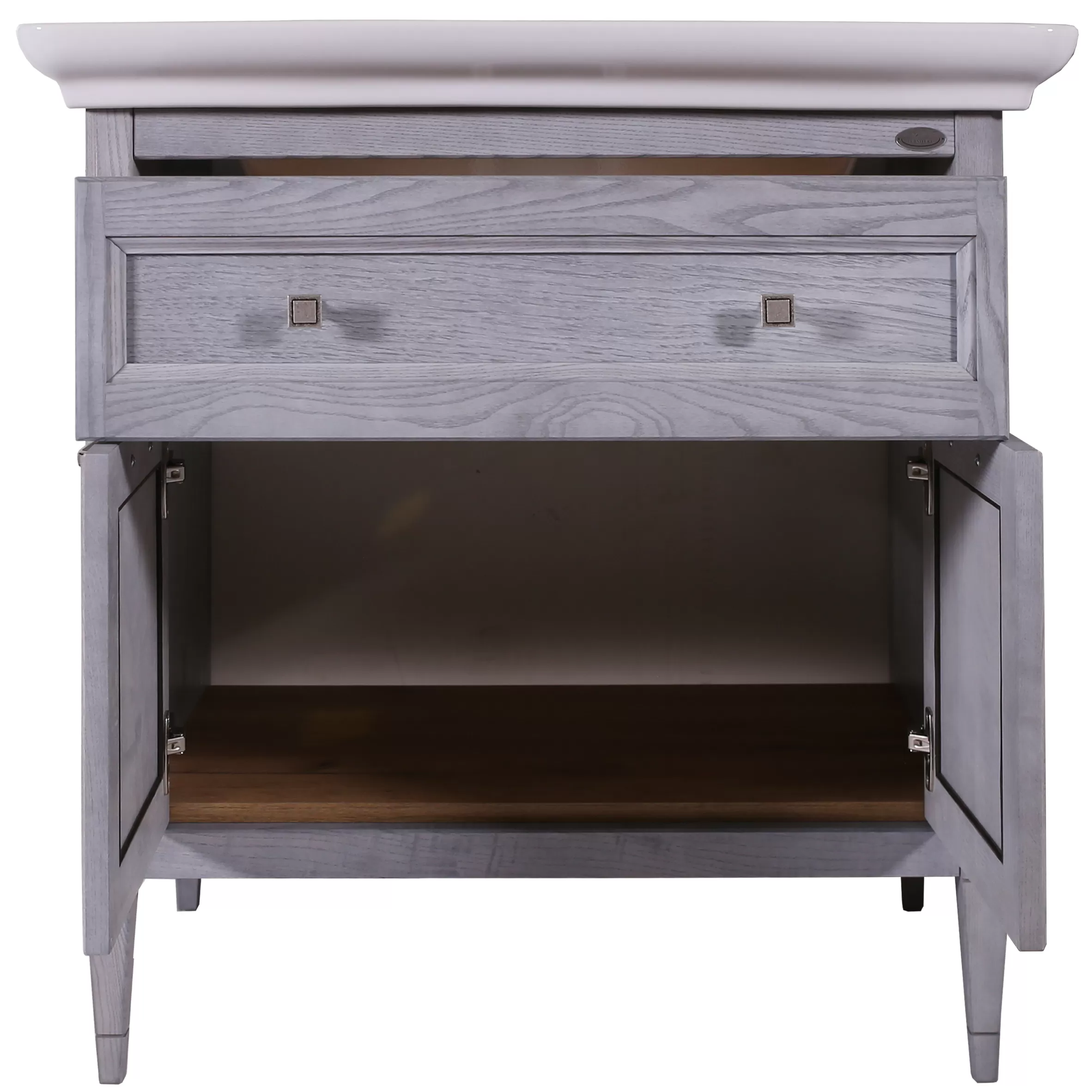 Тумба ASB-Woodline Гранда 85 Grigio под умывальник Дуглас 85 (11487/2)