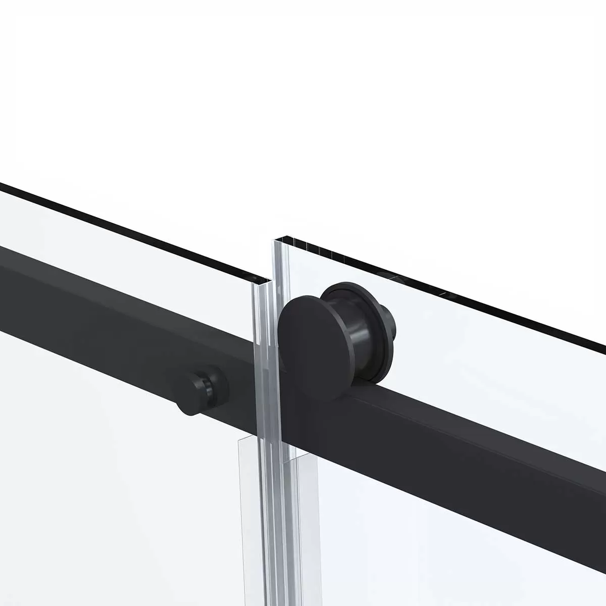 Душевой уголок Vincea Como Soft (VSR-1CS8012CLB) 1200х800 мм, черный, стекло прозрачное