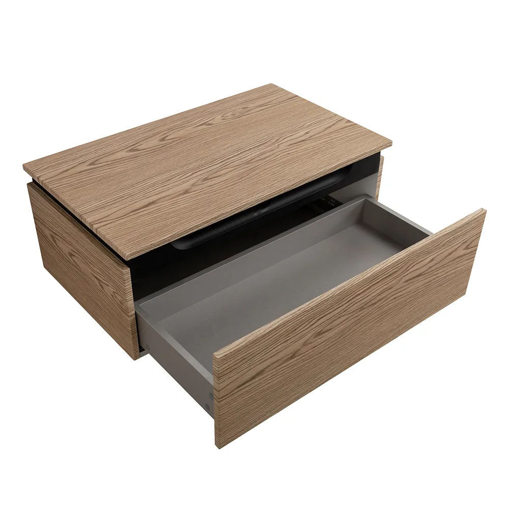 Тумба с одним выкатным ящиком Cezares Slider 766х480х315, Дуб тангент (SLIDER-800-1C-PI-RT-P)