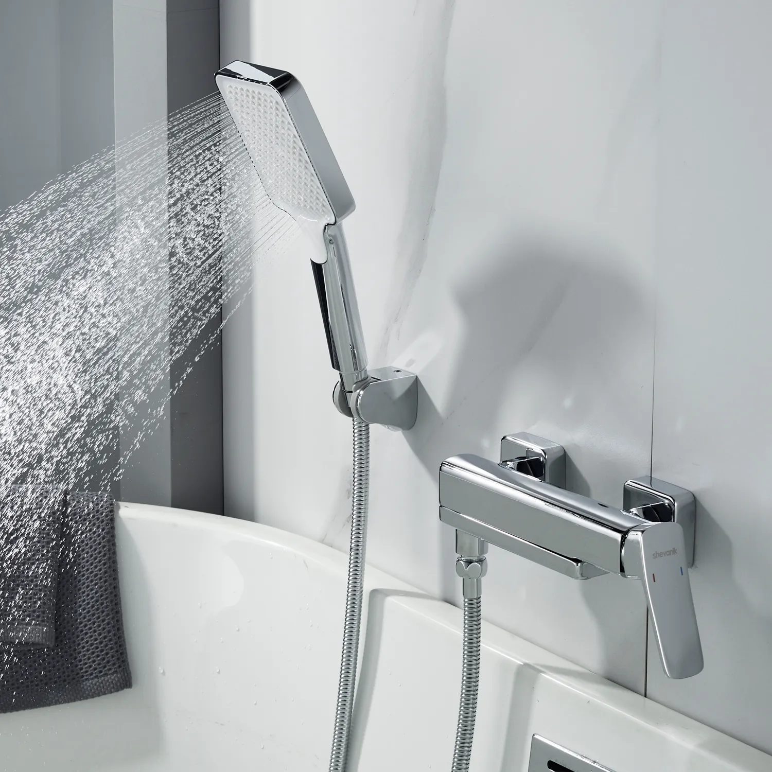 Смеситель для ванны Shevanik S9952, хром
