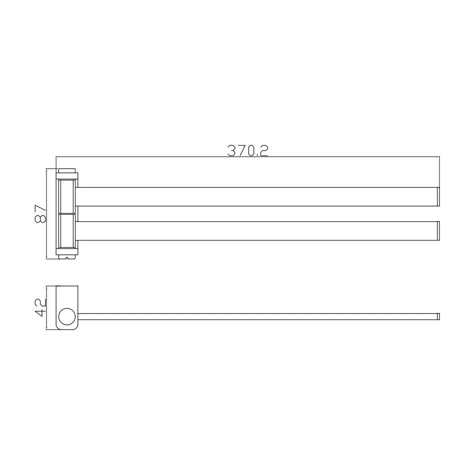 Полотенцедержатель Rav Slezak NIL NLA0602MG, сатин