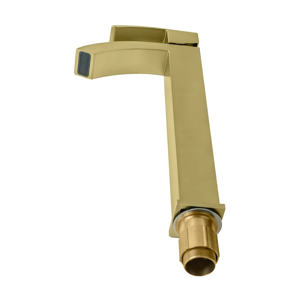 Смеситель для раковины высокий FILARETE Waterfall FL6010MG, матовое золото