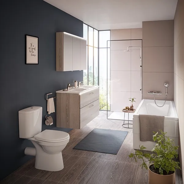 Унитаз напольный Vitra Norm Fit (9844B099-7200) с крышкой-сиденьем микролифт