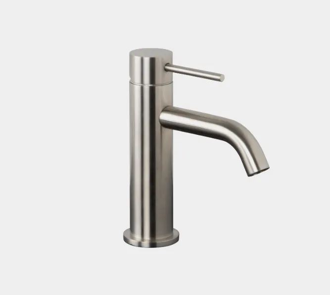 Смеситель для раковины Fima Carlo Frattini Spillo Steel, нержавеющая сталь (F3071INOX)