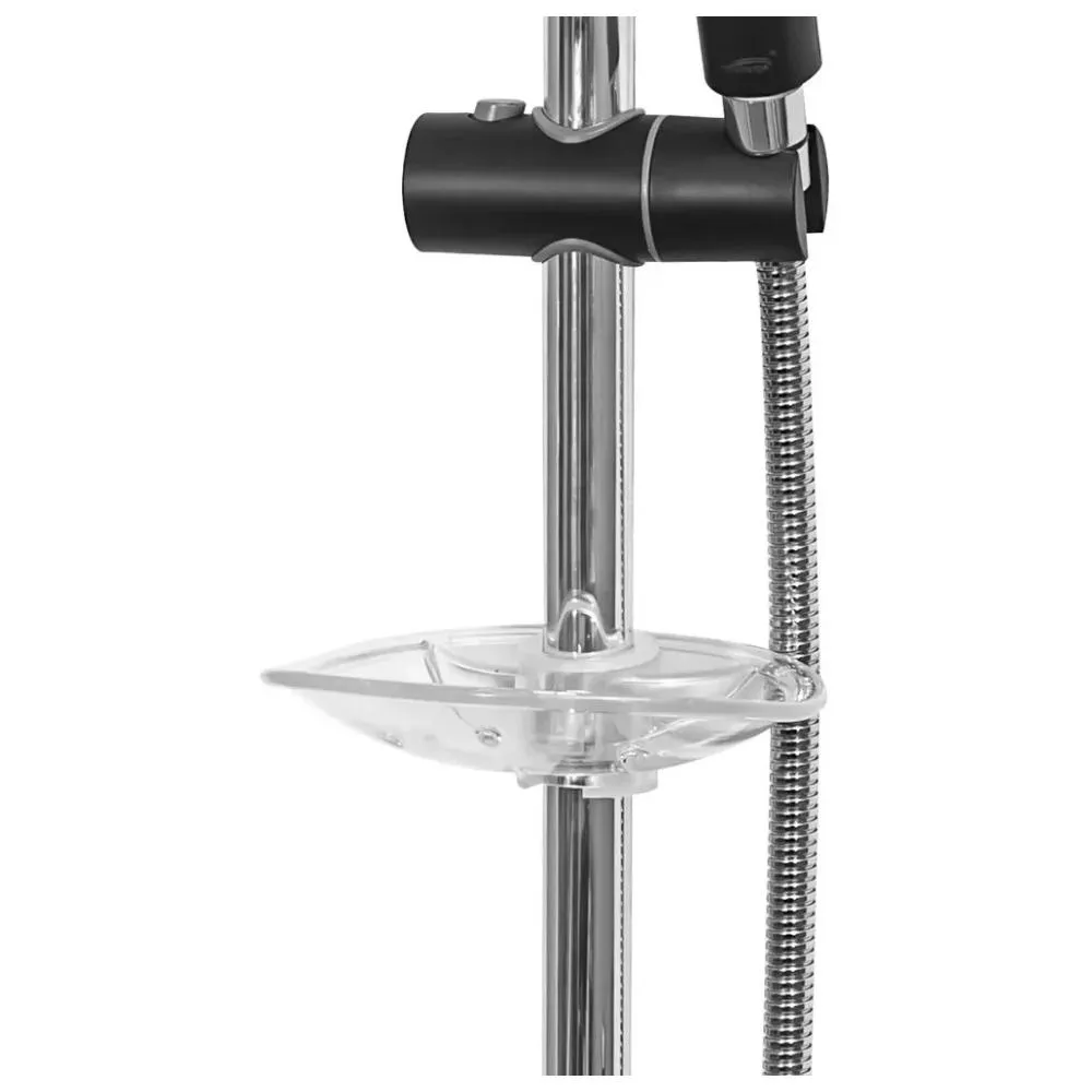 Набор для ванны 3 в 1 Hansberge H7099BC, черный/хром