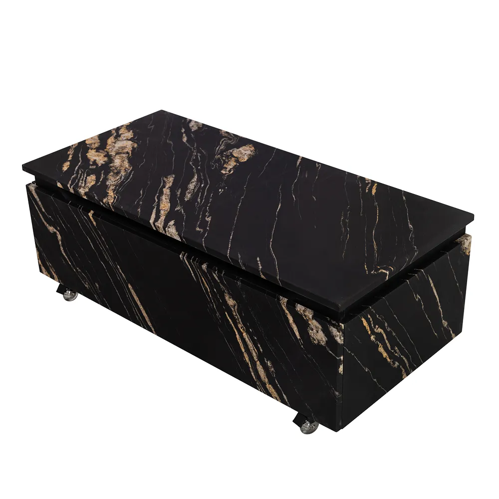 Тумба с одним выкатным ящиком Cezares Slider 966х480х315, Черный фьюжн (SLIDER-1000-1C-PI-NF-P)
