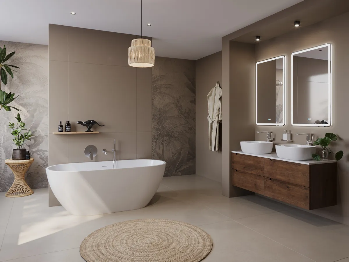 Акриловая ванна BelBagno 170x75, белый (BB701-1700-750-K) отдельностоящая