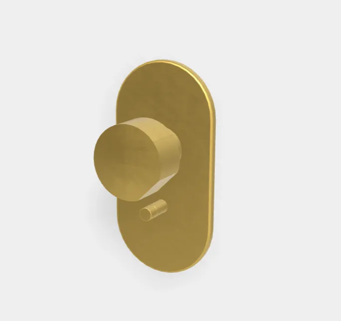 Смеситель для душа Fima Carlo Frattini So, на 2 потребителя, золото брашированное (F3189X2OS)