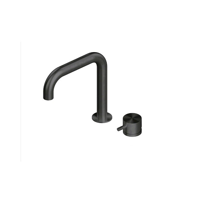 Смеситель для раковины Quadro design Source, золото черное (12 07 ON)