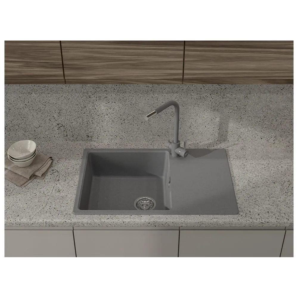 Кухонная мойка GranFest URBAN 678L, темно-серый