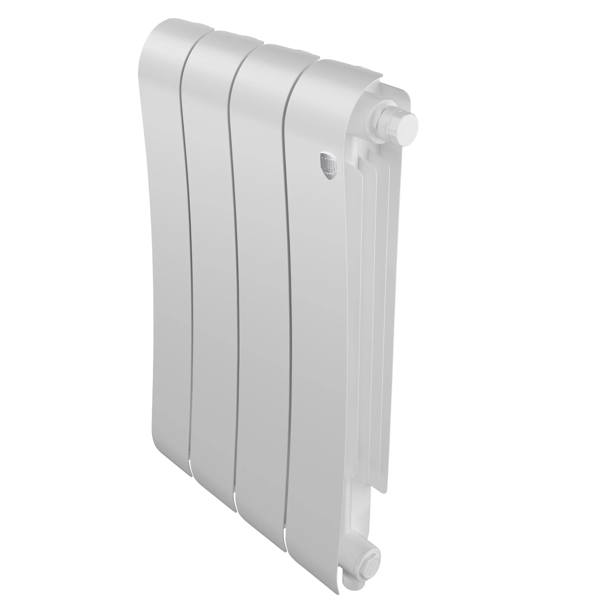 Радиатор биметаллический Royal Thermo Infinity 500 Bianco Traffico VR80 4 секции, нижнее подключение