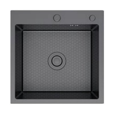 Кухонная мойка FRAP FS5050-9, оружейная сталь