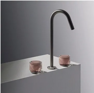 Ручка для смесителя Fima Carlo Frattini So, глянцевое стекло/античный розовый (S2V04)