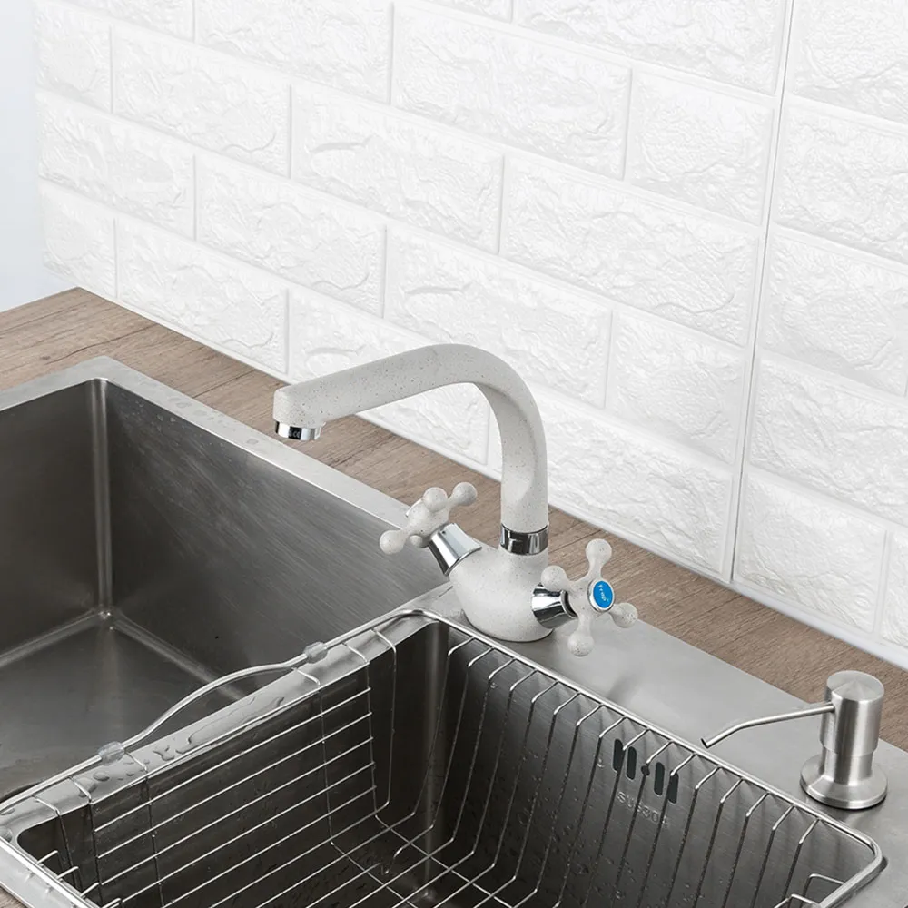 Смеситель для кухни FRAP F5408-10, светло-бежевый