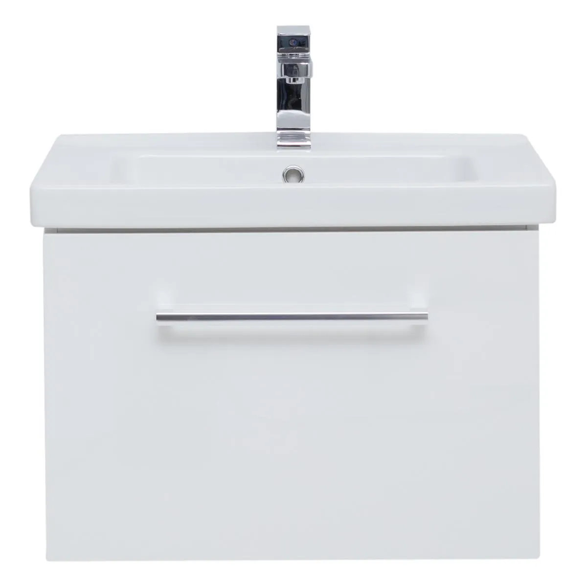 Тумба под раковину подвесная Dreja Big Inn 65 см, белый