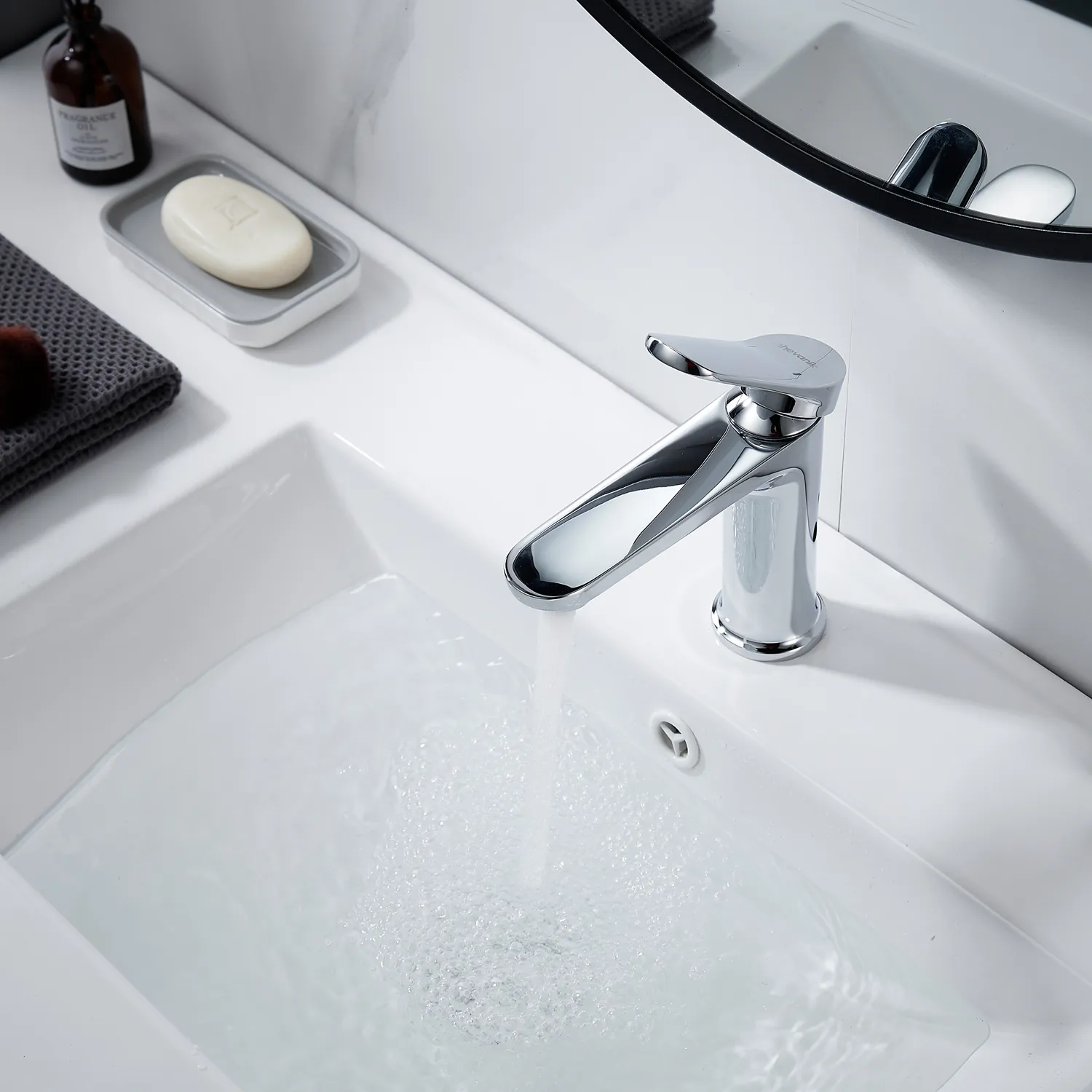 Смеситель для раковины Shevanik S4301, хром