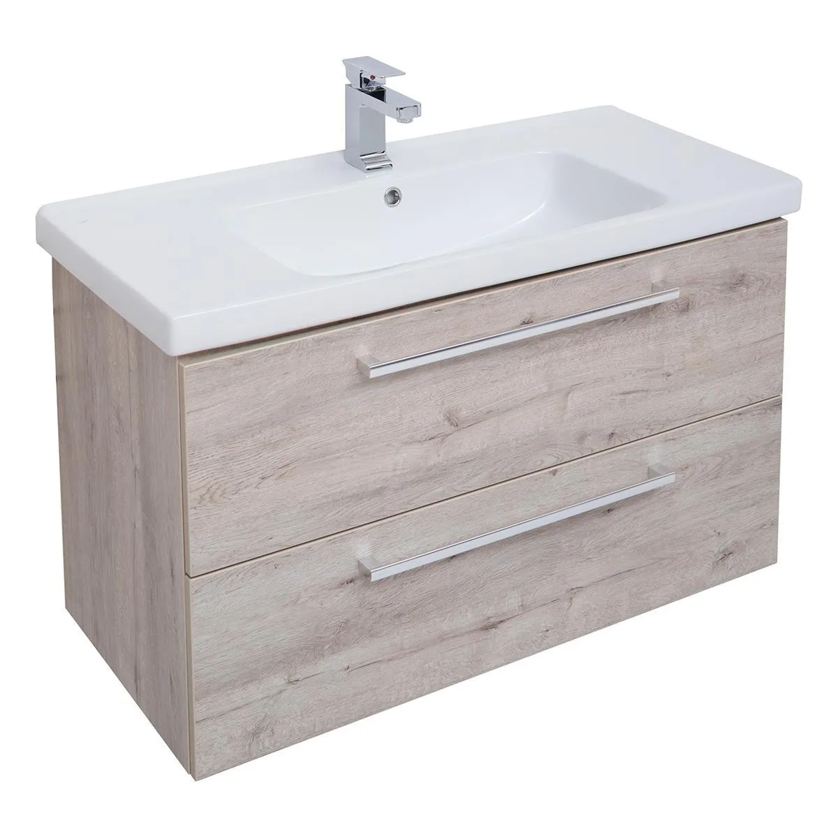 Тумба под раковину подвесная Dreja Gio 80 см, дуб кантри