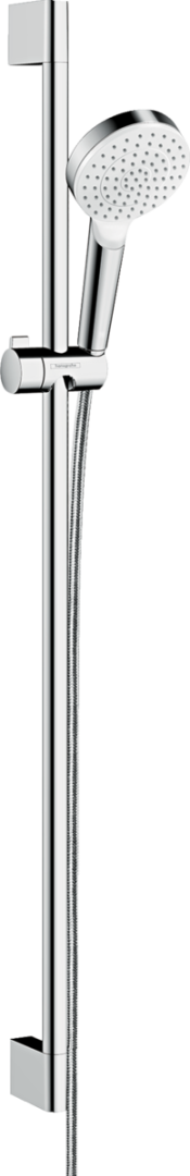 Душевой гарнитур со штангой 90 см Hansgrohe Crometta 1jet Белый/Хром (26537400)