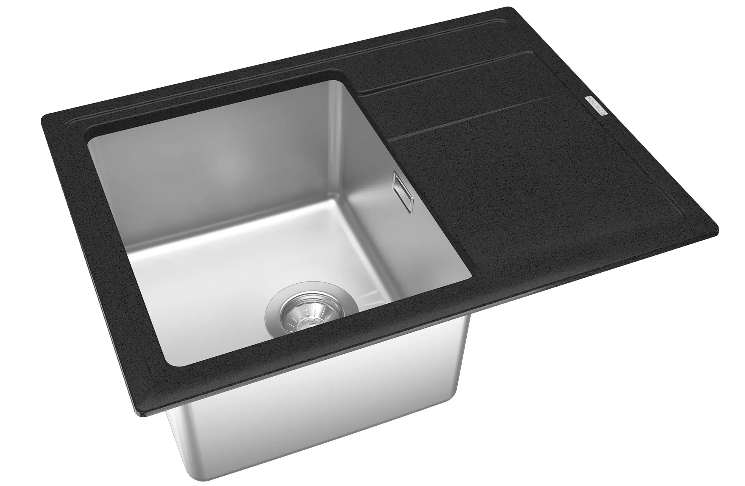 Кухонная мойка Florentina КОМБИ 21.390.B0650.302, антрацит