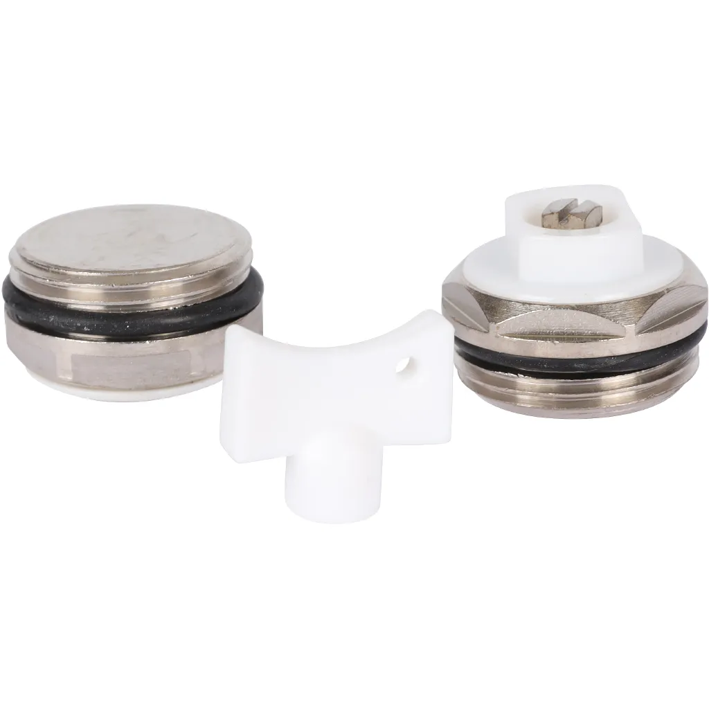 Универсальный монтажный комплект STOUT для подключения радиатора 1/2" RAL 9016 (SKU-0111-000112)