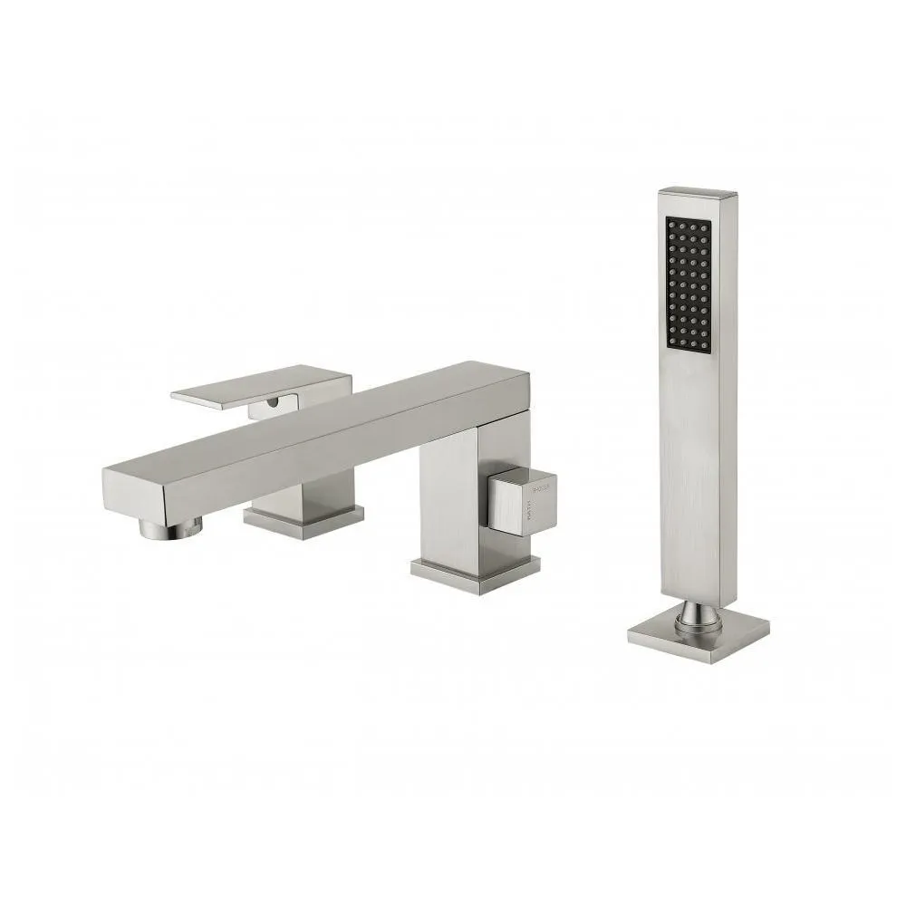 Смеситель на борт ванны Groсenberg GB6008NK, никель