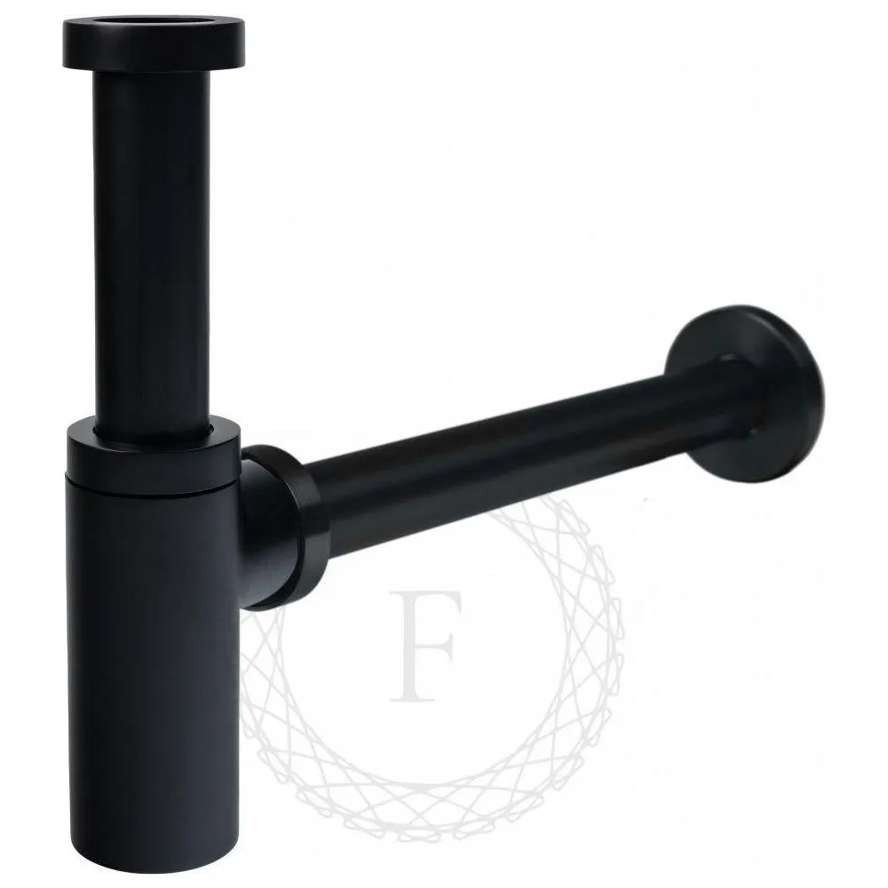 Сифон для раковины FILARETE FL70BL, черный