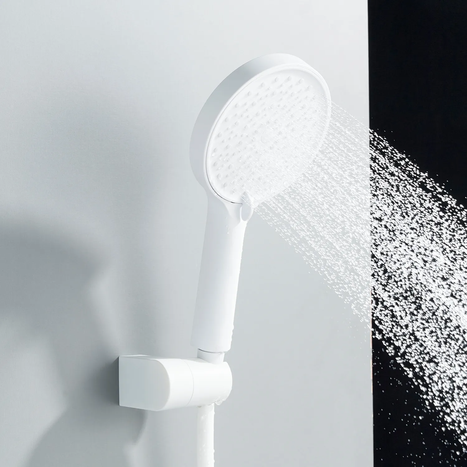 Смеситель для душа Shevanik S4716C, белый