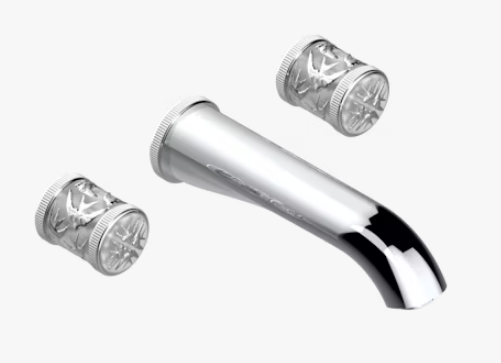 Смеситель для ванны и душа THG Hirondelles Platinum stamped, хром (A4K A02 41SGB)