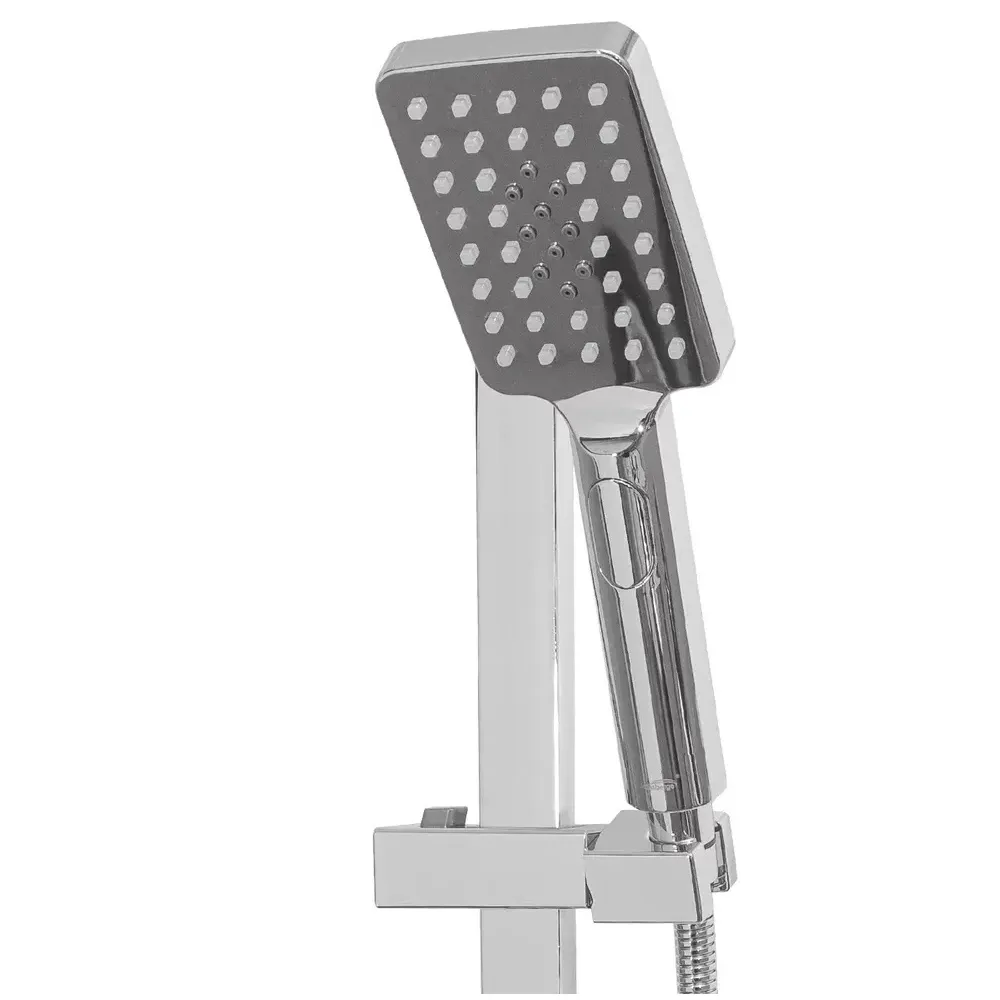 Набор для ванны 3 в 1 Grocenberg GB1007WC, белый/хром