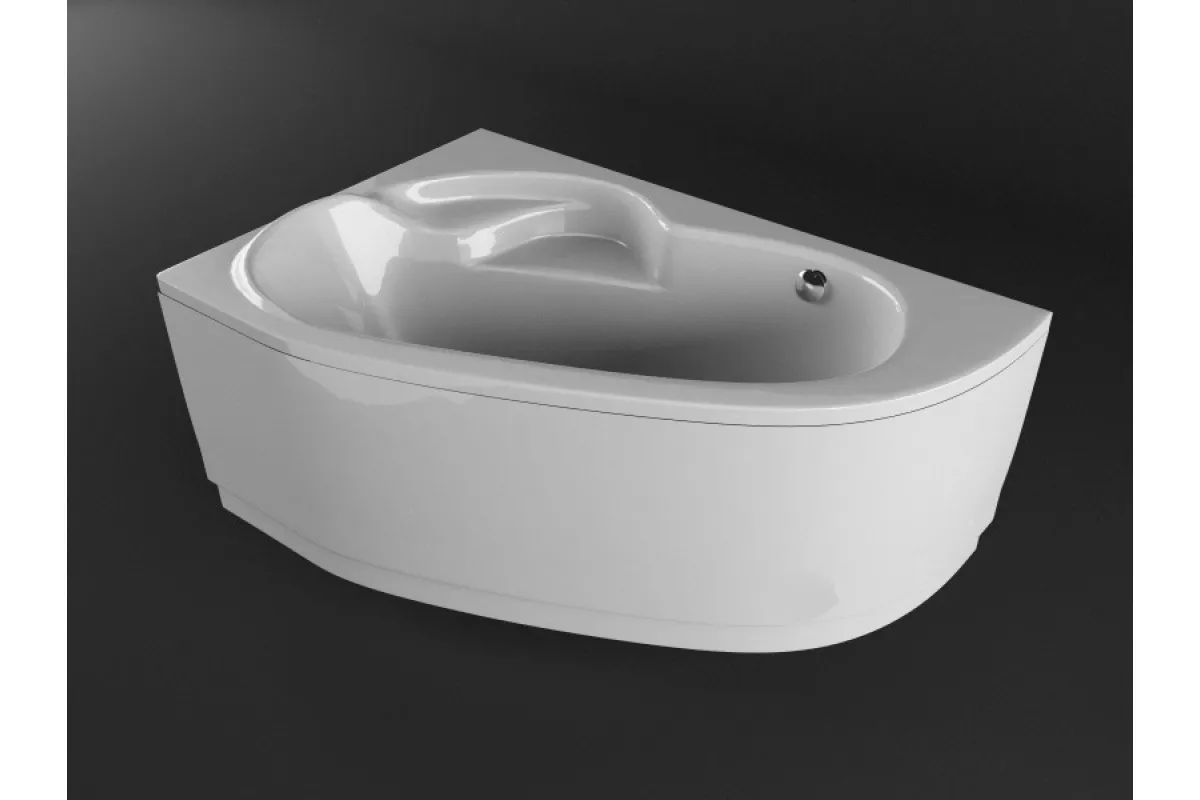 Ванна акриловая левосторонняя Relisan ARIADNA Гл000001460, 135x95