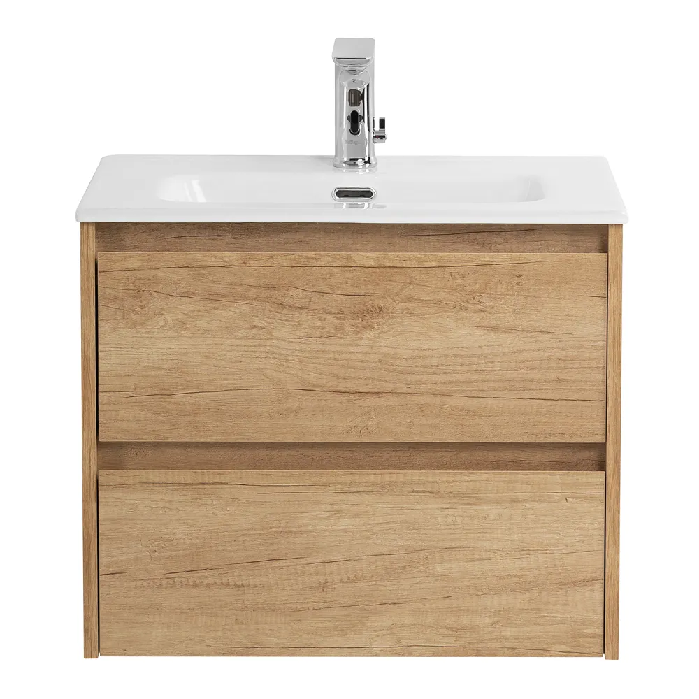 База под раковину подвесная BelBagno Kraft 39 500х500х390 мм, Rovere Nebrasca Nature (KRAFT 39-500/390-2C-SO-RNN)