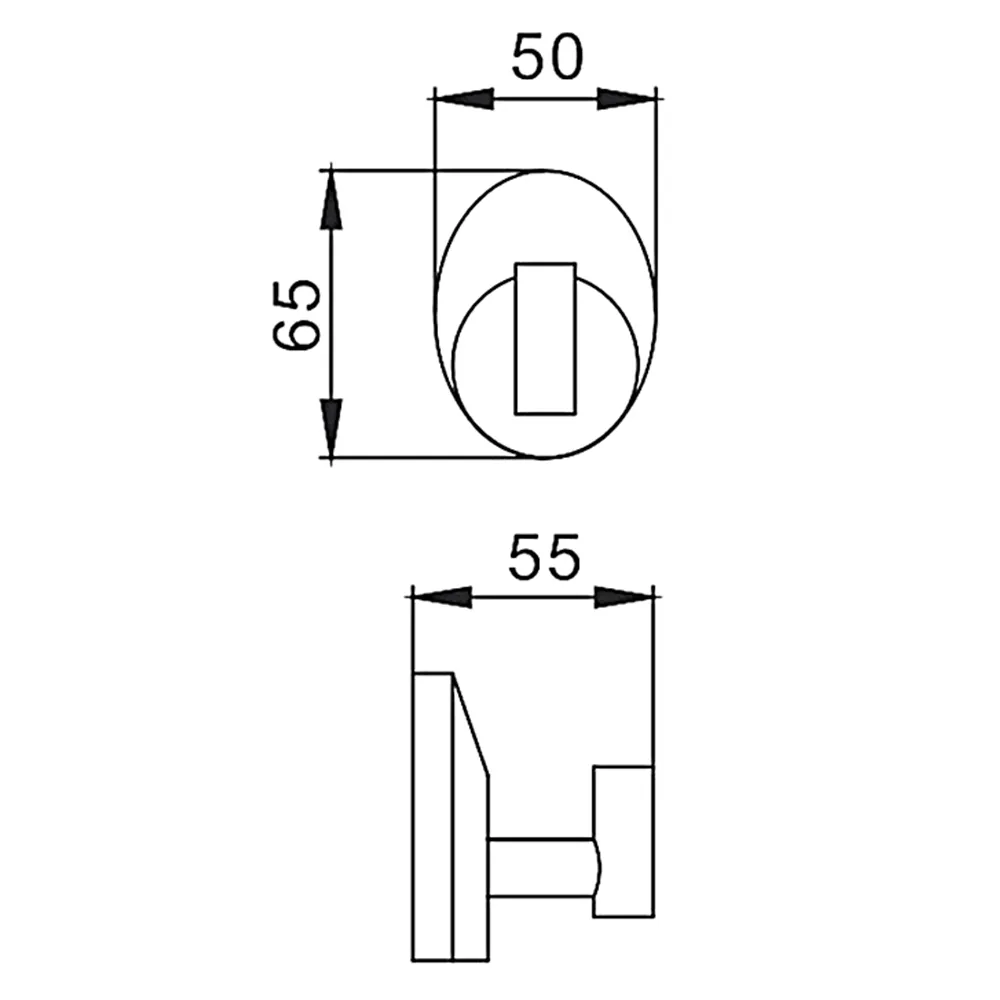 Крючок для ванной комнаты FRAP F1605-1, хром