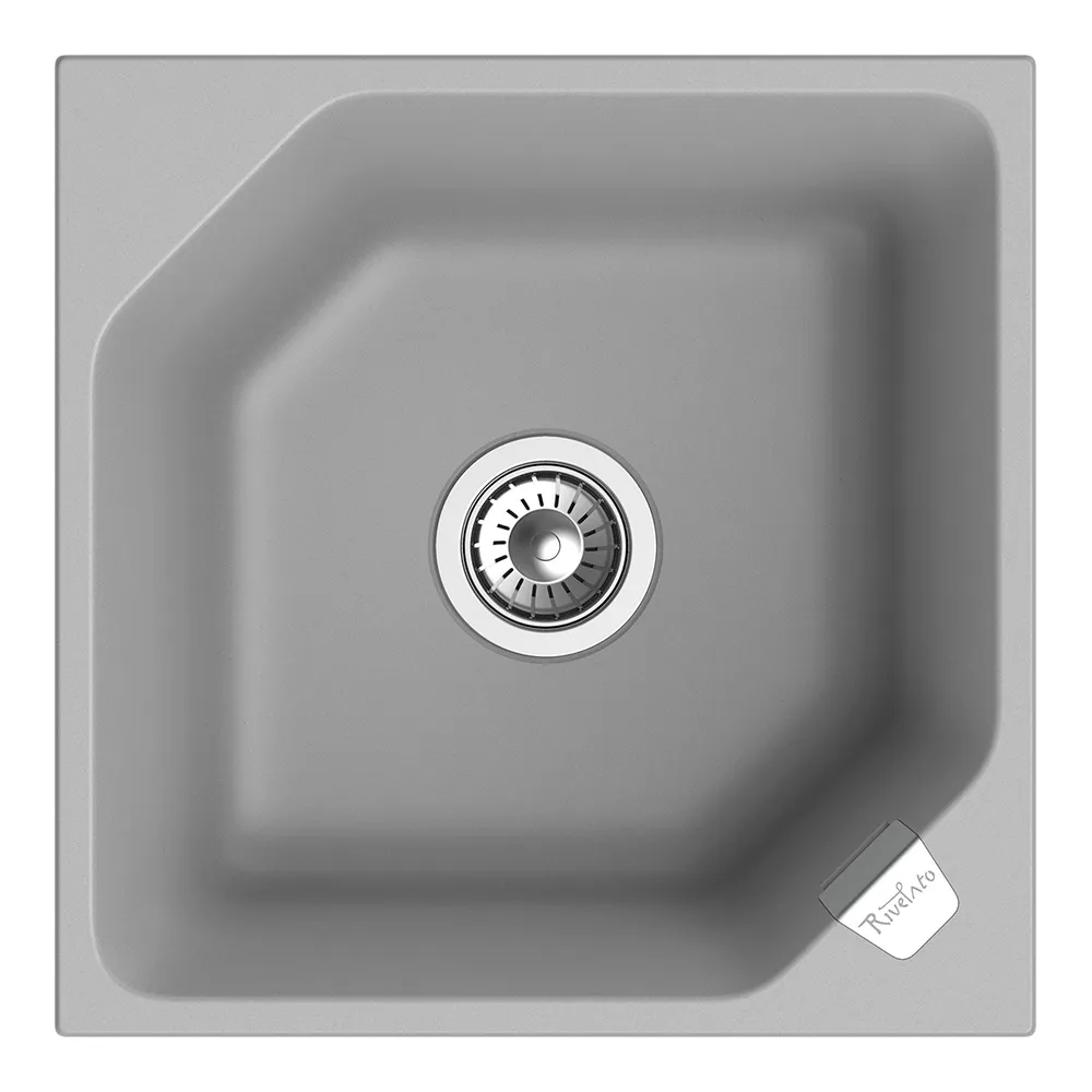 Кухонная мойка Rivelato LOCUS LS-50, серый металлик