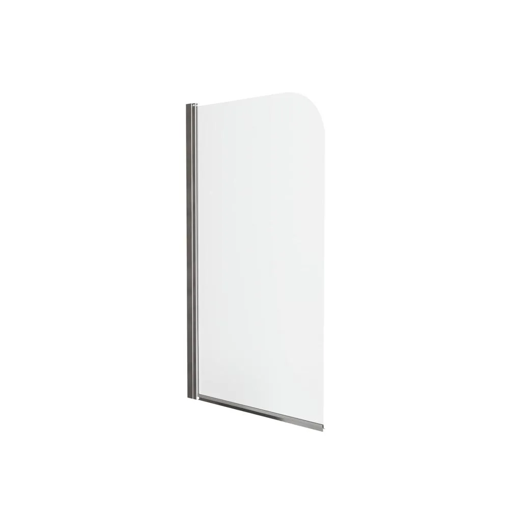 Шторка на ванну распашная Knotlor BS080CG0C 140х80, хром