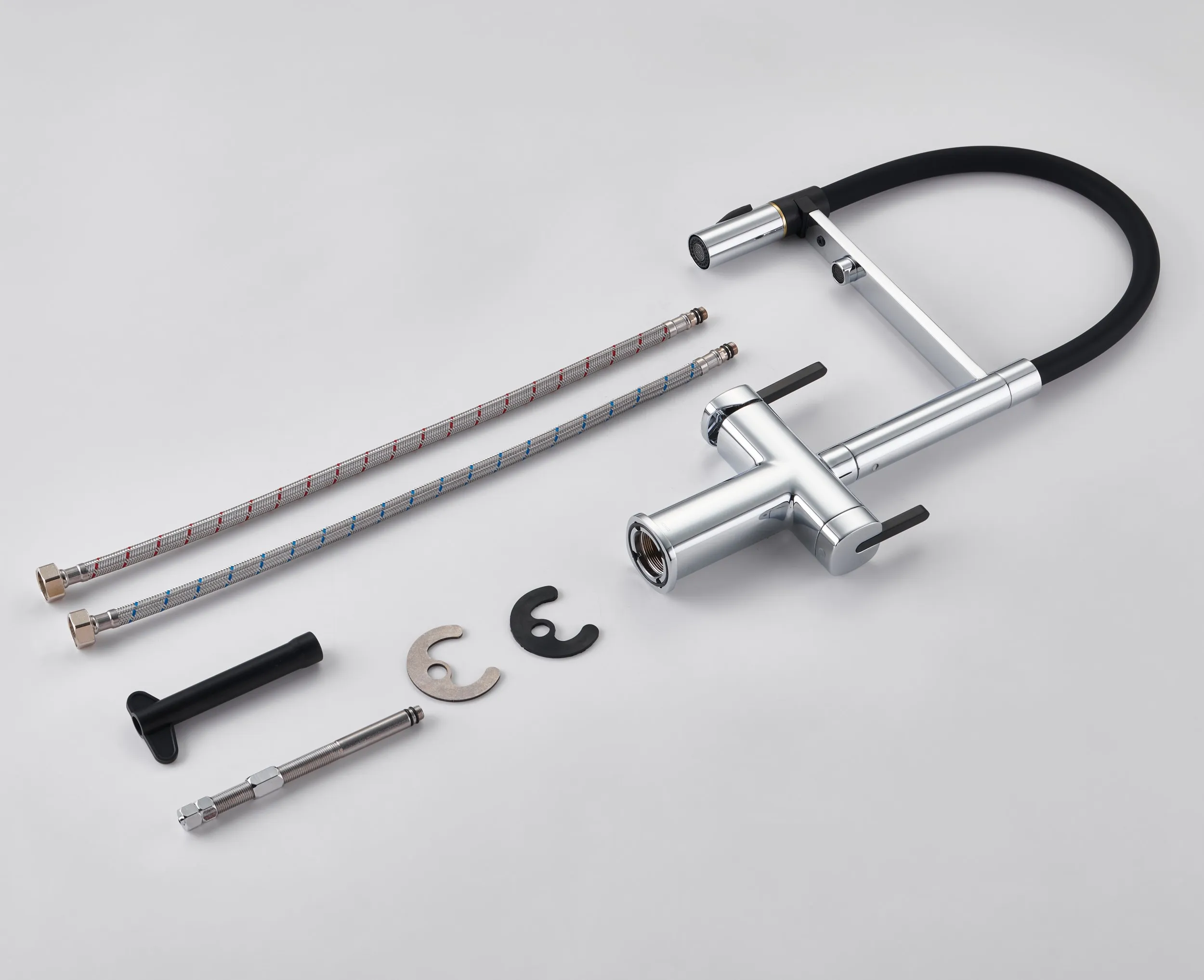 Смеситель для кухни с подключением фильтра для воды Rose R358, хром